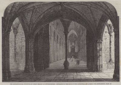 El Instituto Arqueológico de Gran Bretaña en Peterborough, Entrada a la Nave de la Catedral de Samuel Read